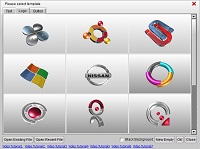 Aurora 3D Maker Template 08 Aurora 3D Maker (Mac & Windows) Template 08