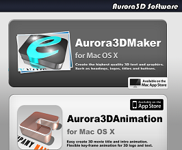 Aurora3D Software Website