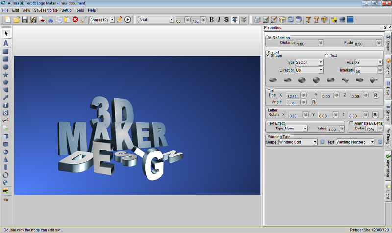 3d text logo creator online