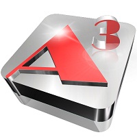 Aurora3DAnimation on Mac App Store Logo