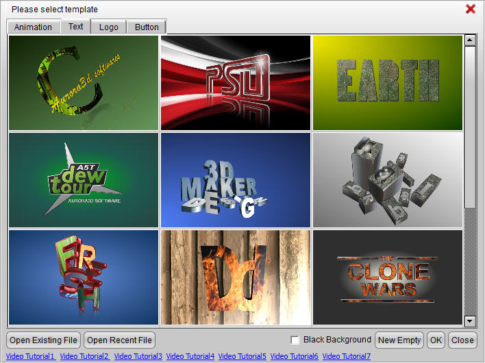 Animera text med vår Text Animation Maker