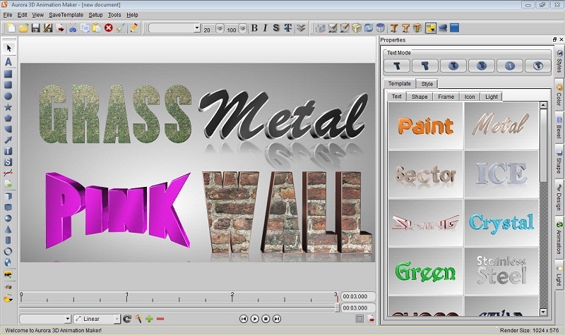 3D Text Generator | Logo Maker | Movie Title Animation Maker