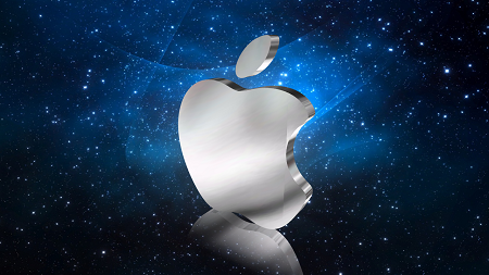 Cool 3D Apple Logo Design by Aurora 3D Text & Logo Maker