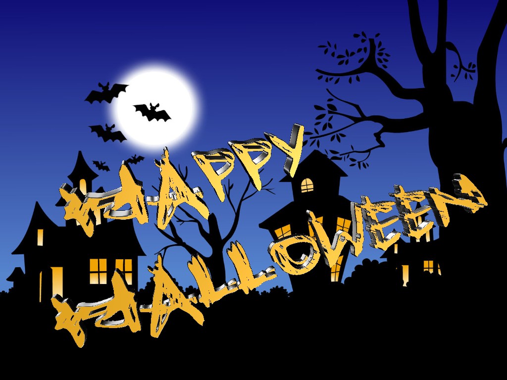 Halloween 3D Text 01