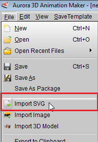 How to import SVG and Adjust it by Aurora 3D Text Logo Maker – AURORA3D  SOFTWARE
